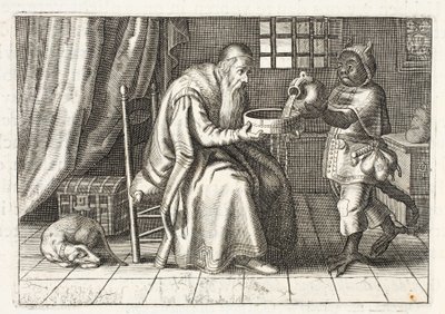 富人，约翰内斯·德布鲁恩（1589-1658）的“Zinne-werk的Emblemata”插图，阿姆斯特丹的Jan Jacobs Schipper，1661 作者 阿德里亚恩·彼得森·范德文纳